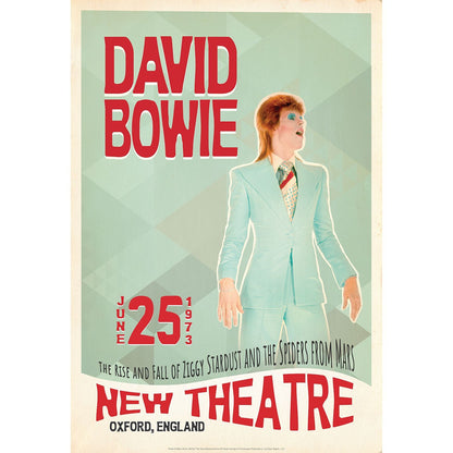 Ziggy Stardust Live in Oxford, England Print
