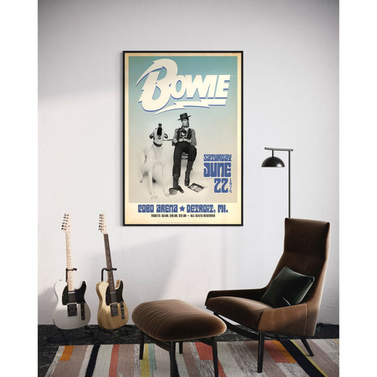 Diamond Dog Tour Print, Detroit 1974