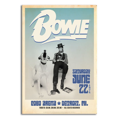 Diamond Dog Tour Print, Detroit 1974