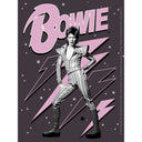David Bowie Pink Bolts 3.75"x5" Sticker