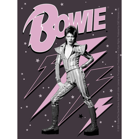 David Bowie Pink Bolts 3.75"x5" Sticker