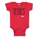 Heroes Black/White Onesie