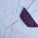 David Bowie Light Blue Aladdin Sane Shirt