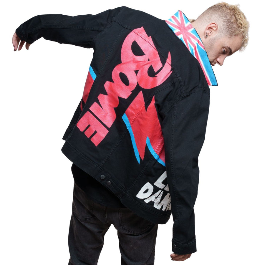Bowie Hand Painted Denim Jacket