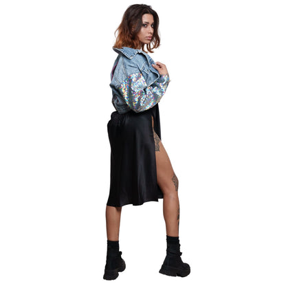 Bowie Hand Painted Women's Denim Jacket