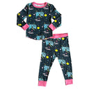 David Bowie Pink or Blue Long Sleeve Thermal Set