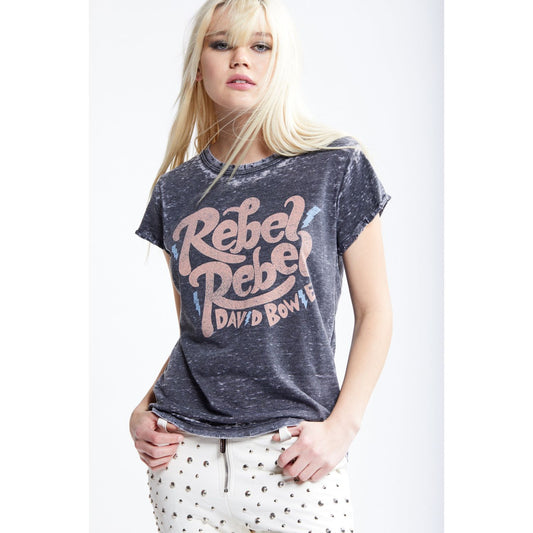 Bowie Rebel Rebel Vintage Washed Tee
