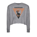 Geometry Long Sleeve Crop Top