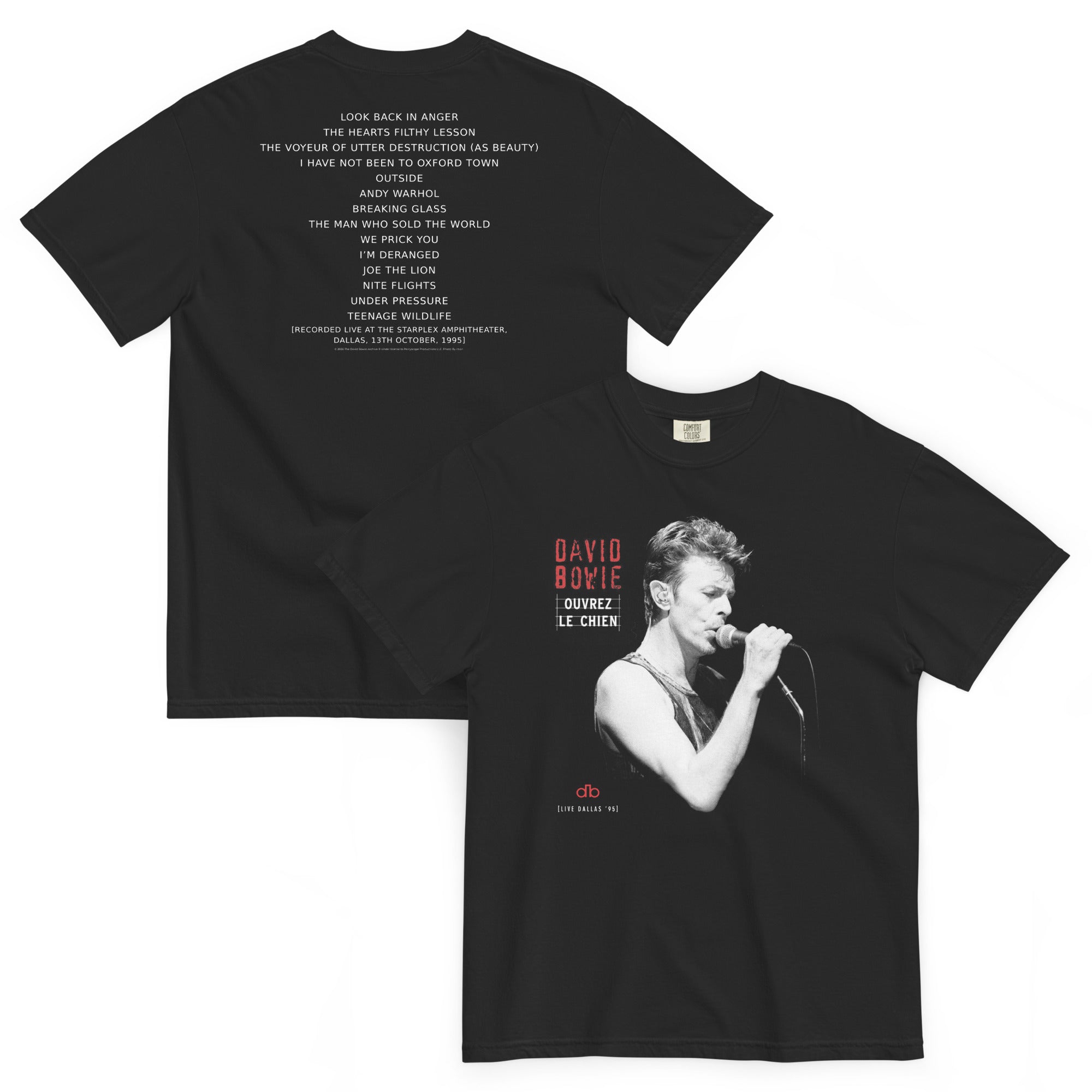 Live in Dallas 95 T-Shirt – David Bowie